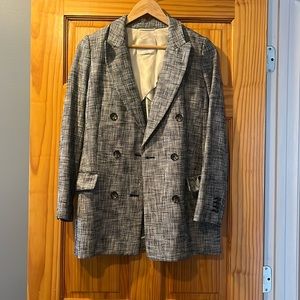 Wilfred grey tweed Margaux Blazer